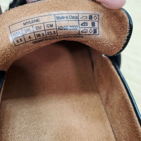 Vionic Women's 6.5 Mylene Boucle Loafers Classy Professional Slip On Shoes Black - Picture 10 of 11